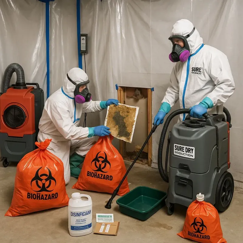 Contaminated Water Handling Protocols process in Pearland, TX