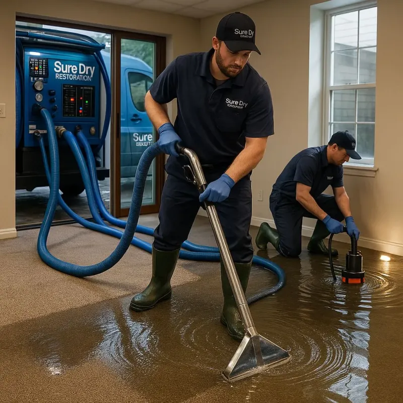 Water Extraction and Removal process in Pearland, TX